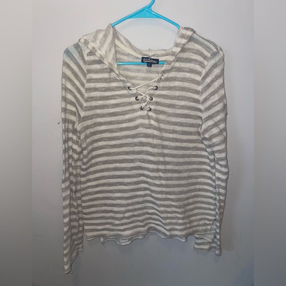 Super fun Draw String Sweater-Hoodie